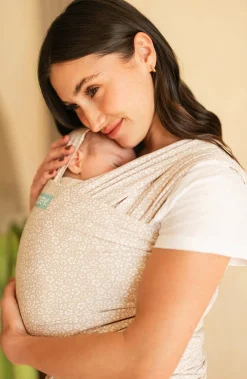 Bæreseler, Strækvikler & Bærestole|Moby Classic Strækvikle, Coastal Blooms Beige