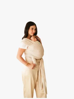 Bæreseler, Strækvikler & Bærestole|Moby Classic Strækvikle, Coastal Blooms Beige