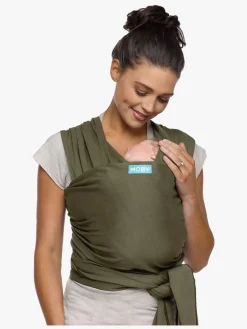 Bæreseler, Strækvikler & Bærestole|Moby Classic Strækvikle, Hazel Grøn