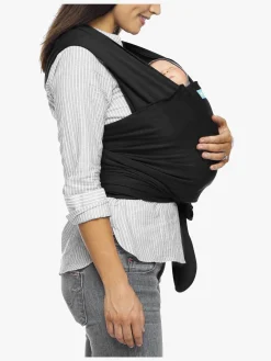 Bæreseler, Strækvikler & Bærestole|Moby Classic Vikle, Black Sort