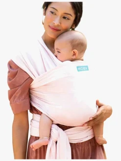 Bæreseler, Strækvikler & Bærestole|Moby Classic Vikle Rose Quartz Lyserød