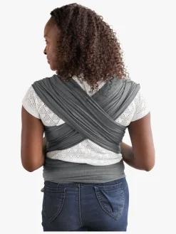 Bæreseler, Strækvikler & Bærestole|Moby Elements Vikle, Asphalt Sort