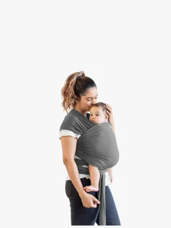 Bæreseler, Strækvikler & Bærestole|Moby Elements Vikle, Asphalt Sort