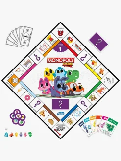 Hasbro Spil & Puslespil-Monopoly Junior 2 spil i 1