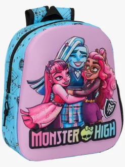 Tasker|MonsterHigh Monster High 3D Rygsæk 8,5L, Blå/Lilla