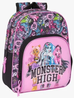 Tasker|MonsterHigh Monster High Rygsæk 9,5L & Dobbelt Penalhus, Drama