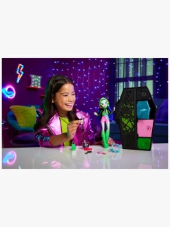 Dukker & Bamser|MonsterHigh Monster High Skulltimate Secrets Neon Frights Dukke Ghoulia Yelps