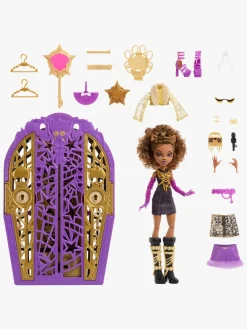 Legetøjsfigurer|MonsterHigh Monster High Skulltimate Secrets Dukke Clawdeen