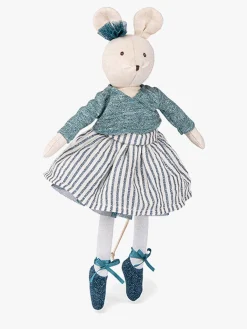 Dukker & Bamser|MoulinRoty Moulin Roty  Blød Dukke Mus Charlotte 30 cm
