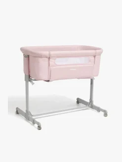 Børnesenge & Tilbehør|Moweo ALEX Bedside Crib, Pink Lyserød