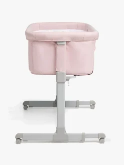 Børnesenge & Tilbehør|Moweo ALEX Bedside Crib, Pink Lyserød