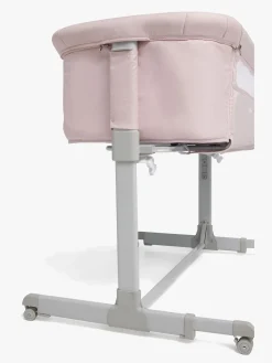 Børnesenge & Tilbehør|Moweo ALEX Bedside Crib, Pink Lyserød