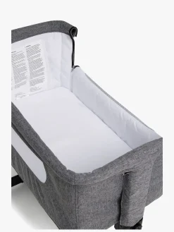 Børn Moweo Børnesenge & Tilbehør-RIVER Mini Bedside Crib, Mørkegrå