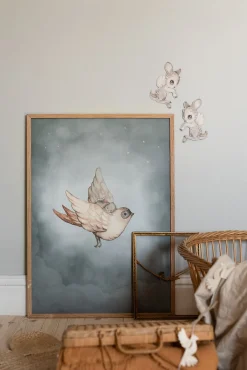 Interiør|MrsMighetto Mrs Mighetto Plakat Dear Sparrow 50x70