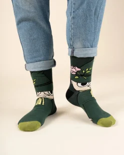 Undertøj|Mumin Mumitroldene Erik Strømper, Grøn