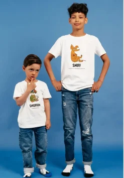 Overdele|Mumin Mumitroldene Karakter Erik T-shirt, Hvid