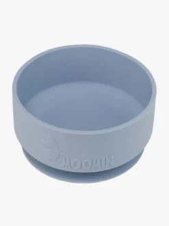 Mumin Spisetid-Mumitroldene Spisesæt Silikone, Sky Blue