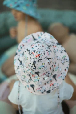 Uv & Strand|Mumin Mumitroldene UV-Sæt Badeble og Solhat, Pink