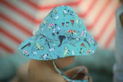 Uv & Strand|Mumin Mumitroldene UV-Sæt Badeble og Solhat, Blå