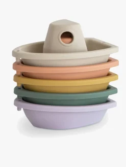 Vandlegetøj|Mushie Badelegetøj Både Rustik Flerfarvet