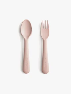 Spisetid|Mushie Bestik, Blush Lyserød