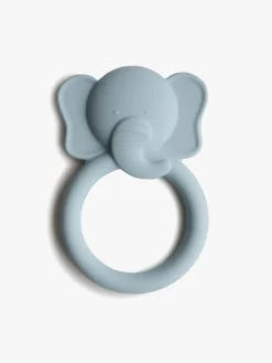 Babylegetøj|Mushie Bidering Elefant, Cloud Grå