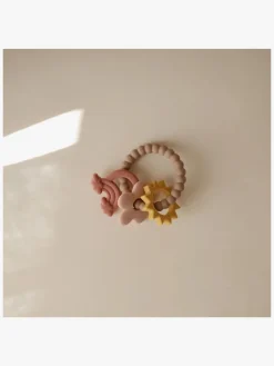 Babylegetøj|Mushie Bidering Nature, Pink Flerfarvet