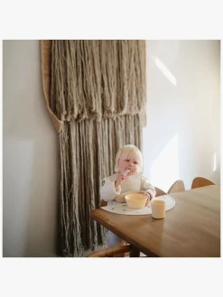 Mushie Spisetid-Dækkeserviet Silikone, Whales