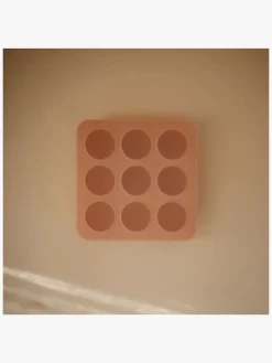 Mushie Spisetid-Fryseform til Babymad, Blush