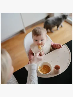 Spisetid|Mushie Hagesmæk Silikone Bees, Beige Flerfarvet