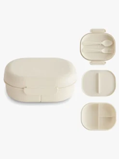 Spisetid|Mushie Madkasse, Ivory Beige