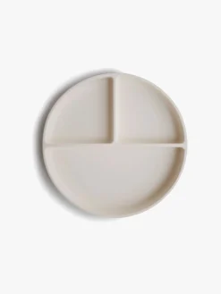 Spisetid|Mushie Tallerken, Ivory Hvid