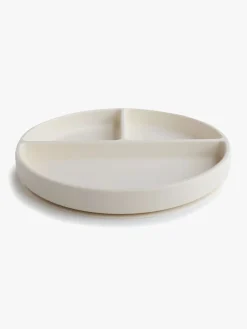 Spisetid|Mushie Tallerken, Ivory Hvid