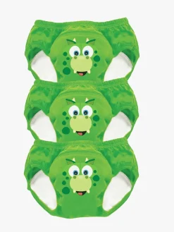 Badeværelset|Pleje & Hygiejne|MyCarryPotty My Carry Potty Dinosaur Pottetræningsbukser 3-pak, Grøn Grøn