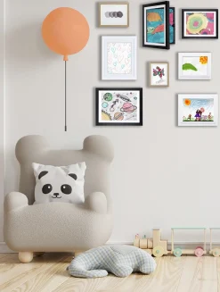 Dåbsgaver|MyLittleDaVinci My Little DaVinci Oplukkelig Ramme A3, 50 Ark, Black Sort