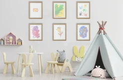 Børn MyLittleDaVinci Interiør-My Little DaVinci Oplukkelig Ramme A3, 50 Ark, White