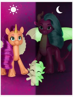 Legetøjsfigurer|MyLittlePony My Little Pony Dragon Light Reveal Figursæt