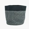 Opbevaring|Nattiot Opbevaringskurv, Sort/Hvid