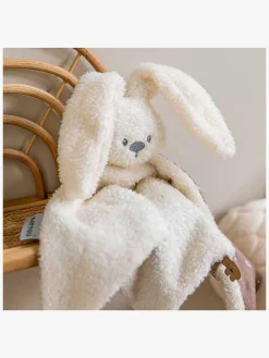 Stofbleer, Nusseklude & Babytæpper|Nattou Lapidou Teddy Nusseklud Stor, Elfenbens Hvid