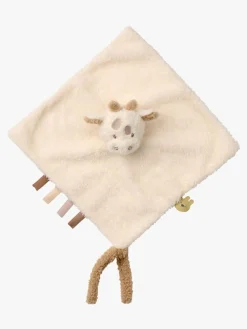 Nattou Stofbleer, Nusseklude & Babytæpper-Teddy Nusseklud Giraf, Elfenbenshvid