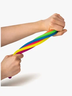 Tobar Spil & Puslespil-Neon Rainbow Fidget Nudler, 6-pak