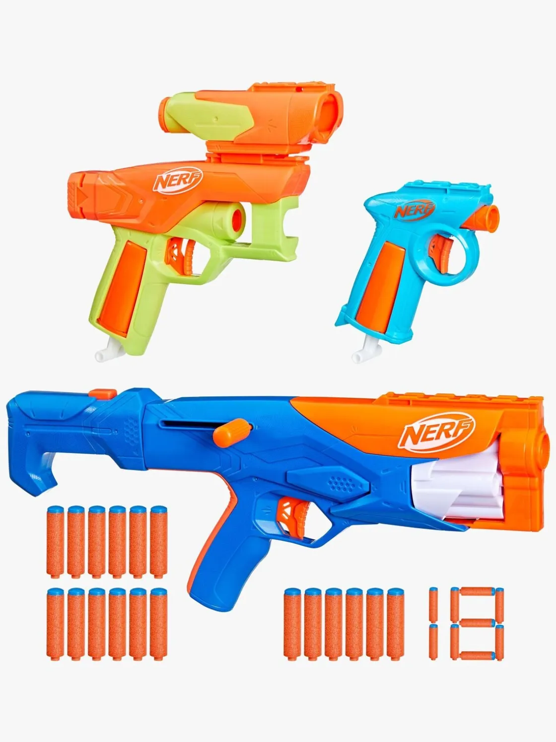 Udelegetøj|Nerf N Series Gear-up Pack Blastere