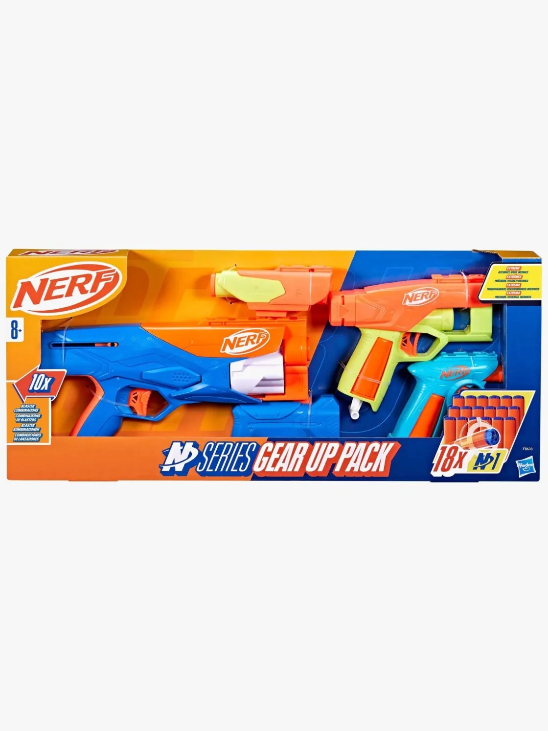 Udelegetøj|Nerf N Series Gear-up Pack Blastere
