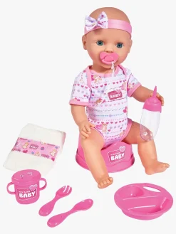 Legetøj Til Børn På 0-10 År|Dukker & Bamser|NewBornBaby New Born Baby Dukke med Tilbehør, Lyserød