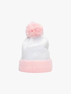 Børn NewEra Tilbehør|Vintertøj-New Era Kids Ne Contrast Bobble 930, White Pink