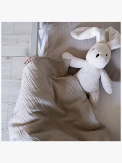 Børn NGBaby Sengetøj-NG Baby Sengesæt Tremmeseng Musselin 100x130, Brown