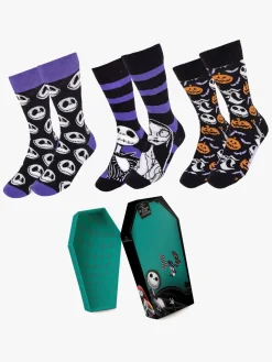 Undertøj|NightmareBeforeChristmas Nightmare Before Christmas Strømper 3-pak, Flerfarvet