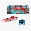 Fjernstyret|Nikko Hydro Thunder Fjernstyret Båd 30 cm, Rød