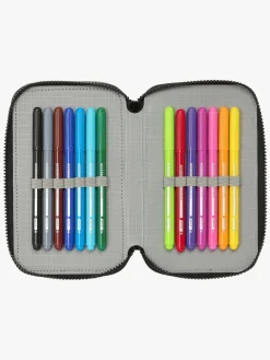 Kreativt Legetøj|Turtles Ninja Tredelt Penalhus, Grå/Sort