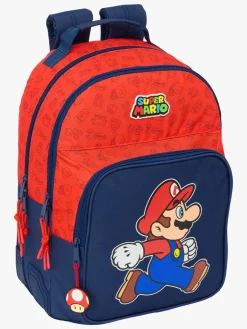 Tasker|SuperMario Nintendo Super Mario Rygsæk 20L Trick, Rød/Blå